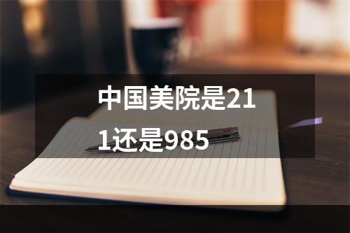 中国美院是211还是985