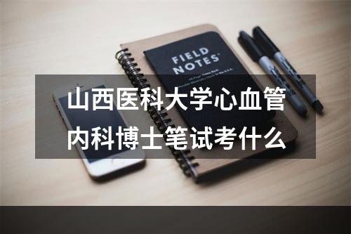 山西医科大学心血管内科博士笔试考什么