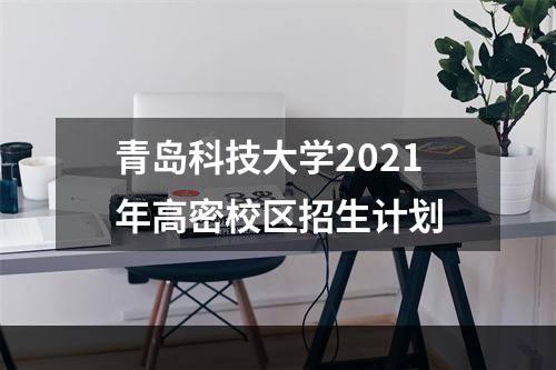 青岛科技大学2021年高密校区招生计划