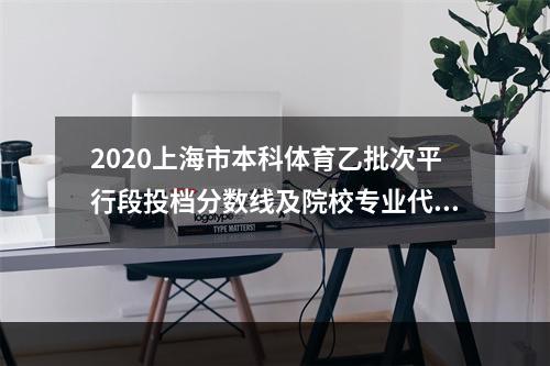 2020上海市本科体育乙批次平行段投档分数线及院校专业代码