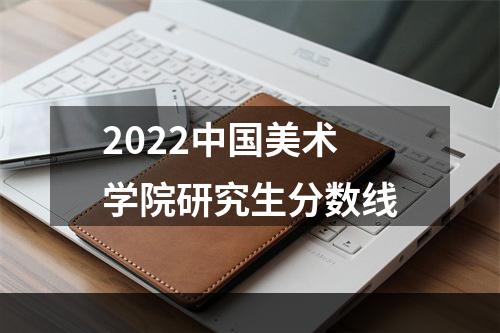 2022中国美术学院研究生分数线