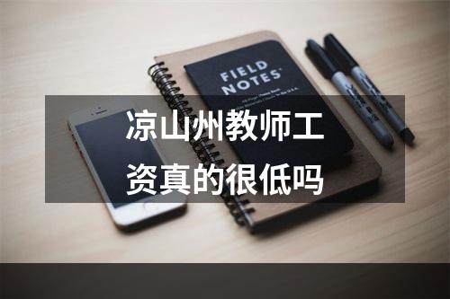 凉山州教师工资真的很低吗