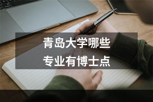 青岛大学哪些专业有博士点