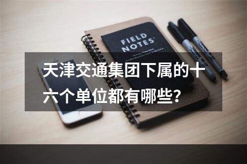 天津交通集团下属的十六个单位都有哪些？