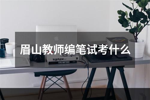 眉山教师编笔试考什么