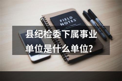 县纪检委下属事业单位是什么单位？